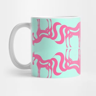 The Essence of a Horse Ornament (Mint and Hot Pink) Mug